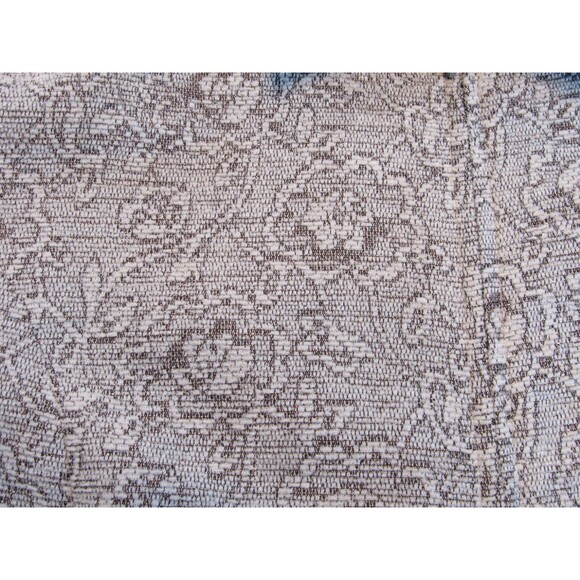 Christopher and Banks Full Zip Lined Brown/Cream Flower Print Blazer/Jkt Size M - Picture 4 of 4